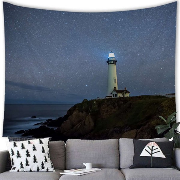 Lighthouse - 145*130cm - Printed Tapestry