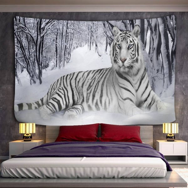 Aesthetic Animal Tiger - 145*130cm - Printed Tapestry