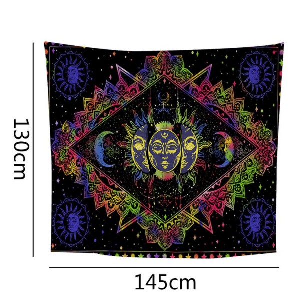 Mandala Sun - 145*130cm - Printed Tapestry
