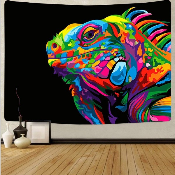 Colorful Lizard - 145*130cm - Printed Tapestry
