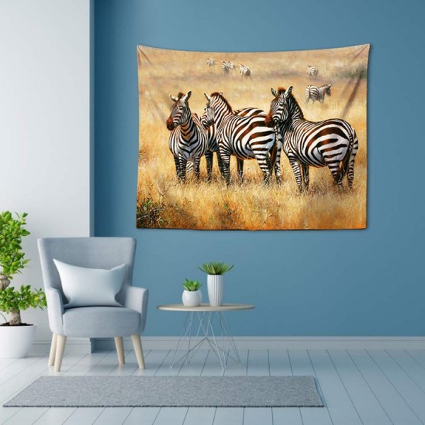 Zebra Herd - 100*75cm - Printed Tapestry