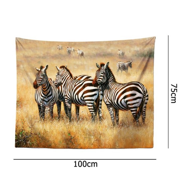 Zebra Herd - 100*75cm - Printed Tapestry