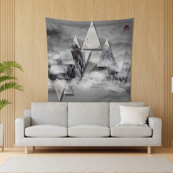 Triangles Landscape - 100*75cm - Printed Tapestry