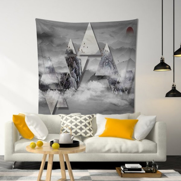 Triangles Landscape - 100*75cm - Printed Tapestry