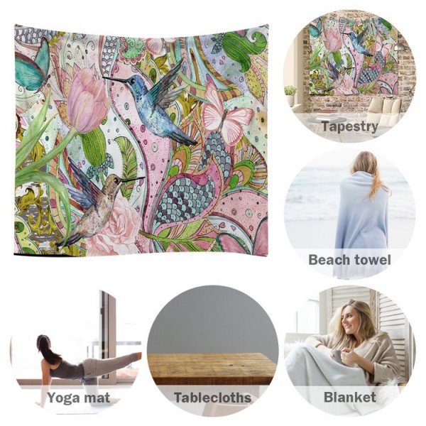 Bird - 100*75cm - Printed Tapestry