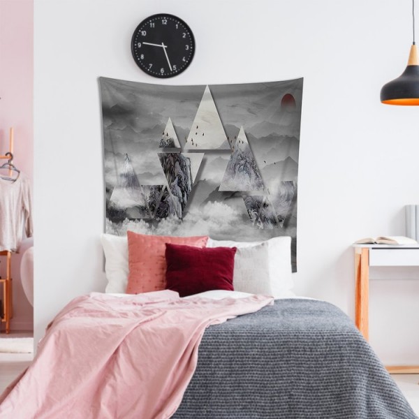 Triangles Landscape - 100*75cm - Printed Tapestry