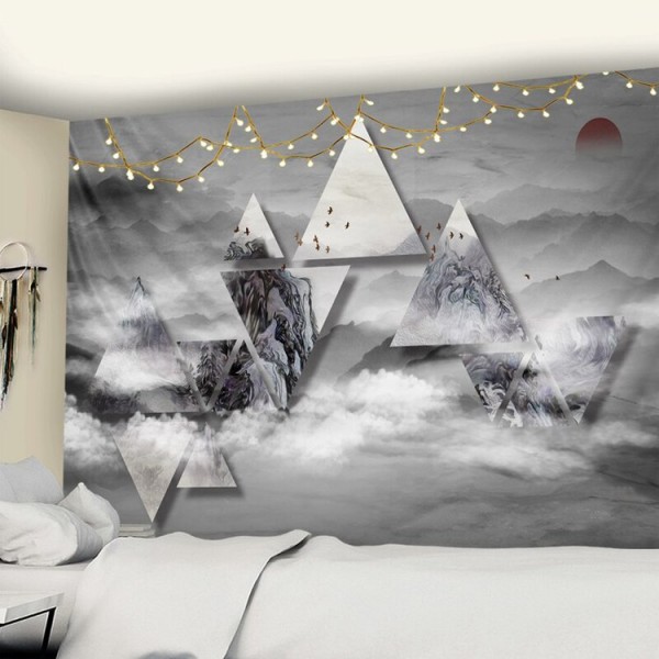 Triangles Landscape - 100*75cm - Printed Tapestry