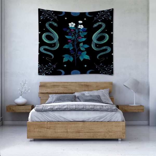 Flower Snake Animal - 75*100cm - Printed Tapestry