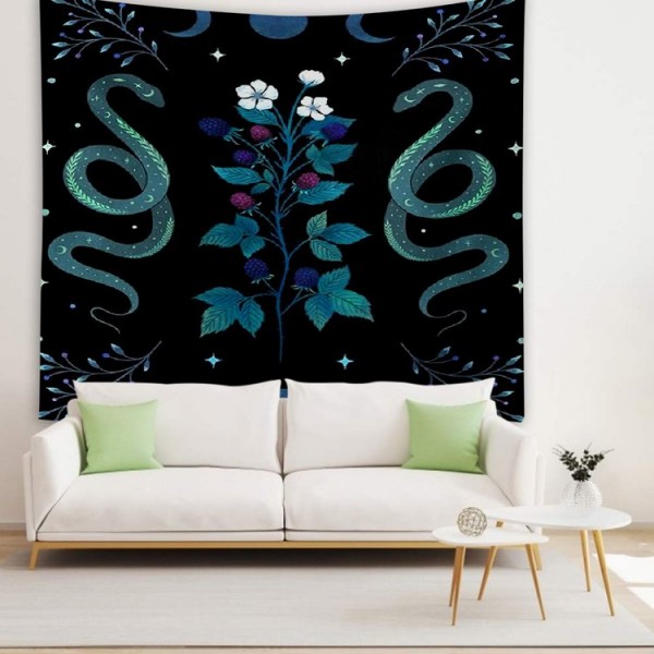 Flower Snake Animal - 75*100cm - Printed Tapestry