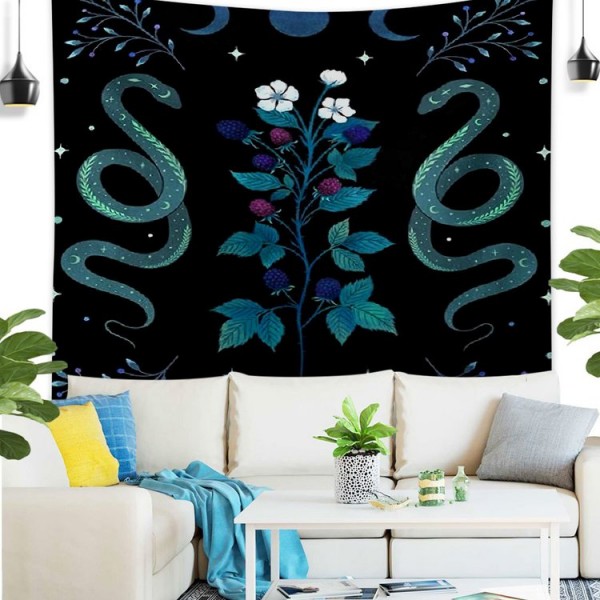 Flower Snake Animal - 75*100cm - Printed Tapestry