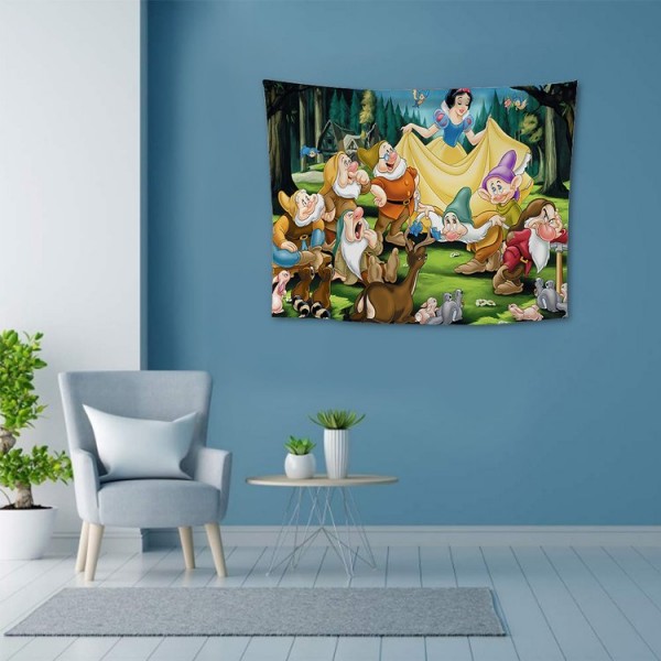 Seven Dwarfs - 100*75cm - Printed Tapestry