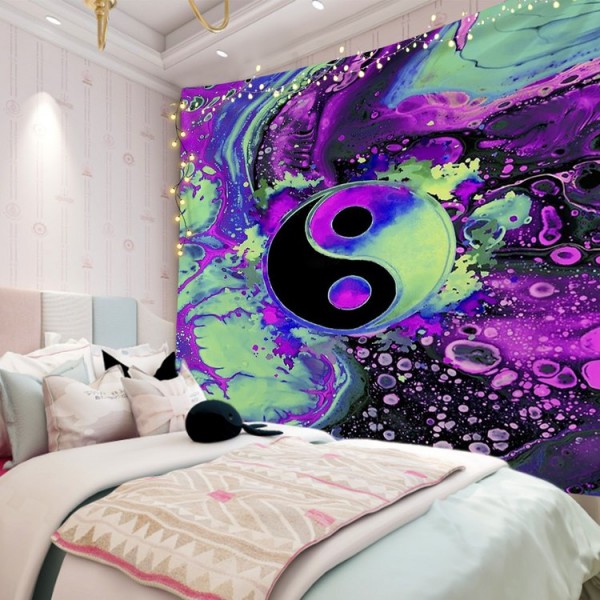 Abstract Tai Chi - 100*75cm - Printed Tapestry