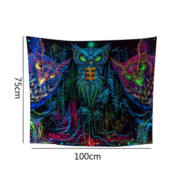 Owl - 100*75cm - Printed Tapestry