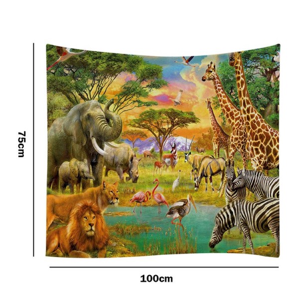 Zoo - 100*75cm - Printed Tapestry