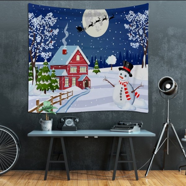 Christmas Night - 100*75cm - Printed Tapestry