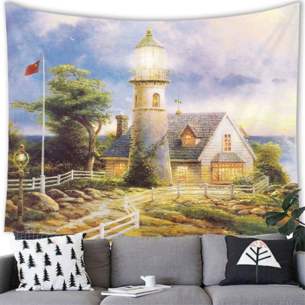 Lighthouse - 100*75cm - Printed Tapestry