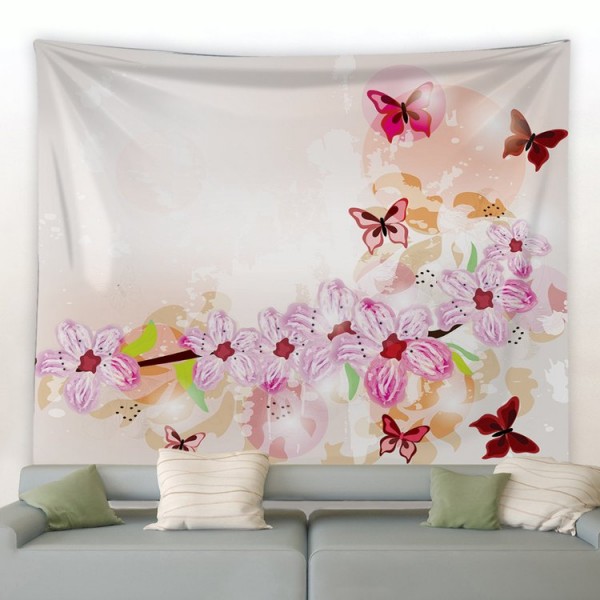 Peach Blossom Branch - 100*75cm - Printed Tapestry