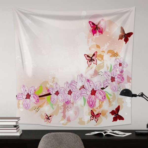 Peach Blossom Branch - 100*75cm - Printed Tapestry