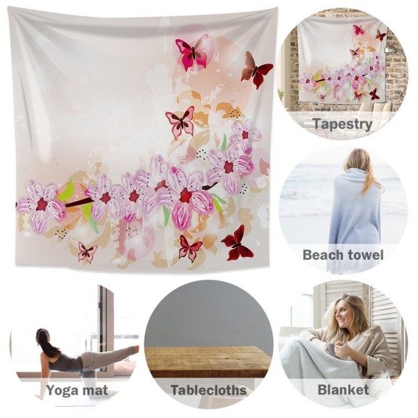 Peach Blossom Branch - 100*75cm - Printed Tapestry