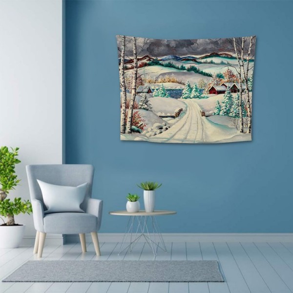 Snow Landscape - 100*75cm - Printed Tapestry