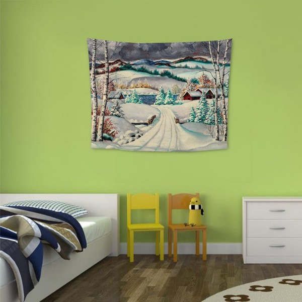 Snow Landscape - 100*75cm - Printed Tapestry