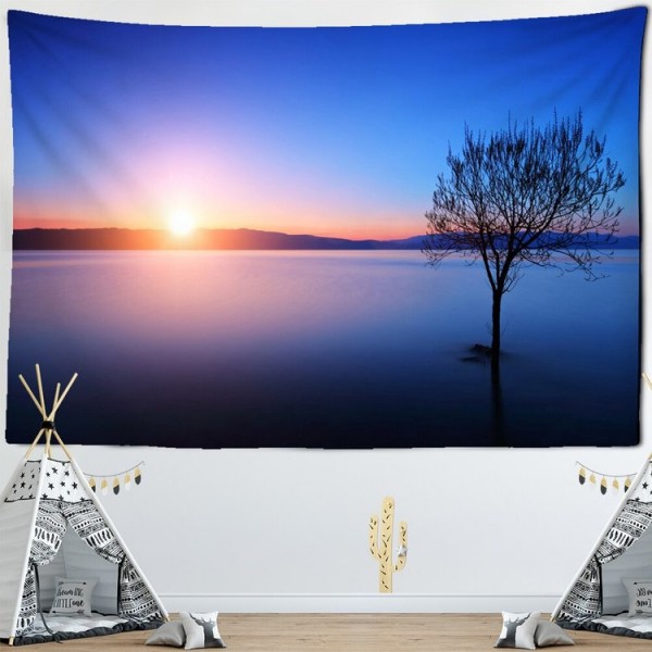 Sunrise by Water - 100*75cm - Printed Tapestry
