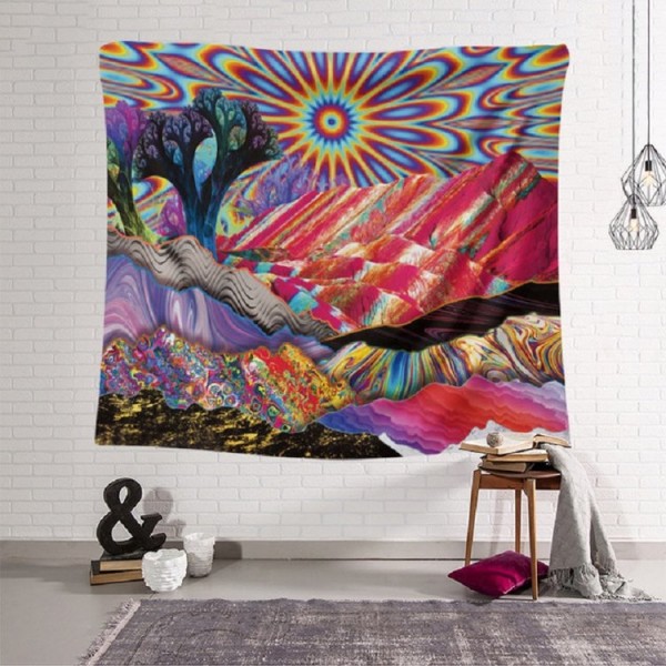 Sun Mountain Woven - 100*75cm - Printed Tapestry