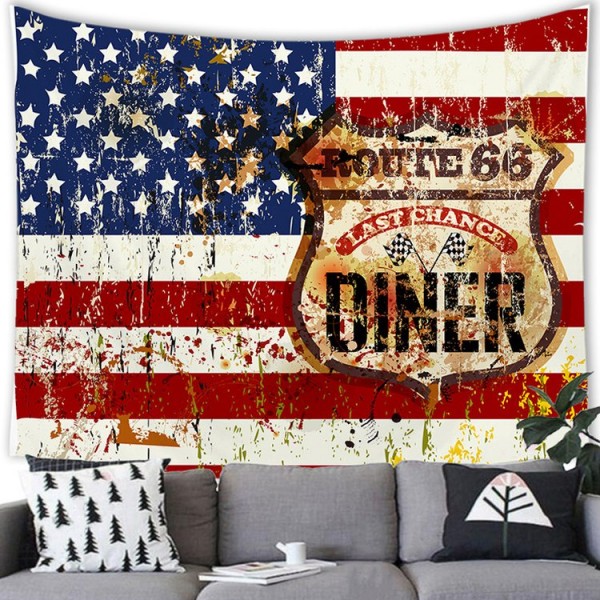 American Flag - 100*75cm - Printed Tapestry