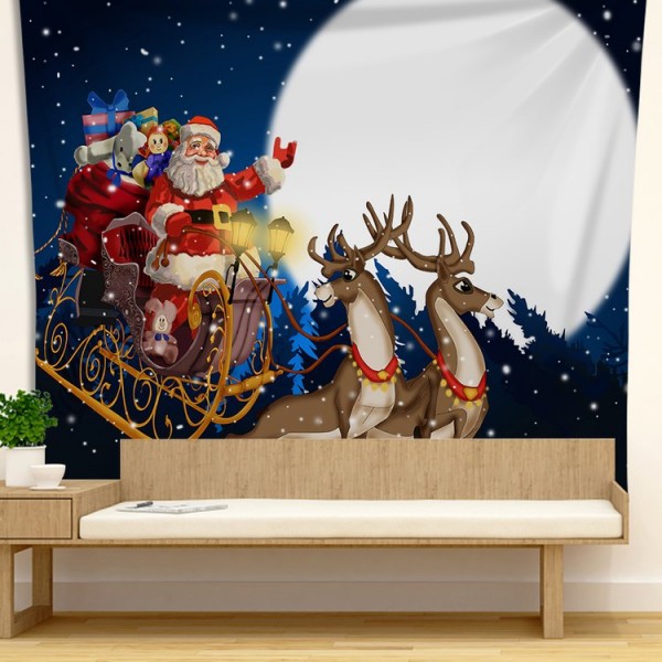Christmas Santa - 100*75cm - Printed Tapestry