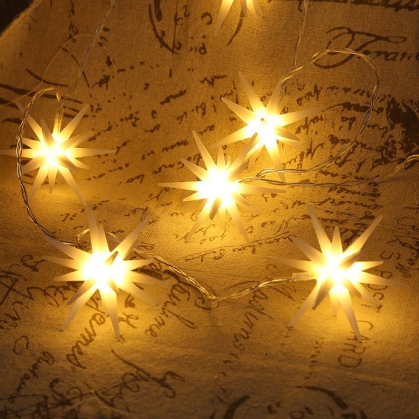 Star Fairy Lights 10/20LED Christmas Wedding Bedroom Holiday Wedding Decor