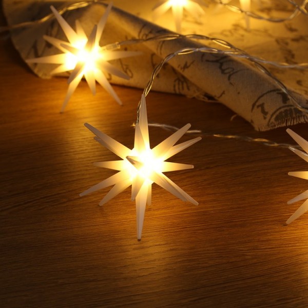 Star Fairy Lights 10/20LED Christmas Wedding Bedroom Holiday Wedding Decor