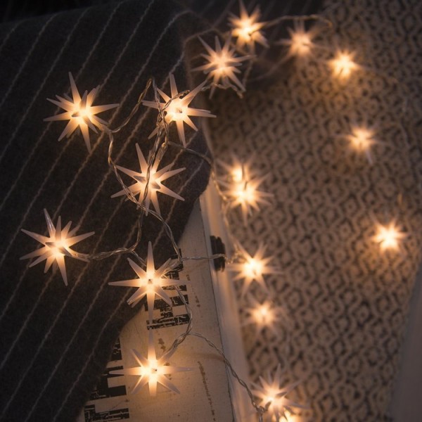 Star Fairy Lights 10/20LED Christmas Wedding Bedroom Holiday Wedding Decor
