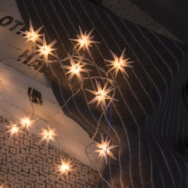 Star Fairy Lights 10/20LED Christmas Wedding Bedroom Holiday Wedding Decor