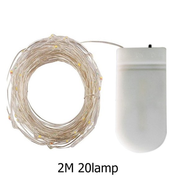 2m 20LED Fairy Light With Batteries