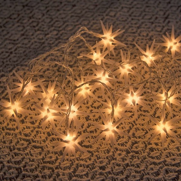 Star Fairy Lights 10/20LED Christmas Wedding Bedroom Holiday Wedding Decor