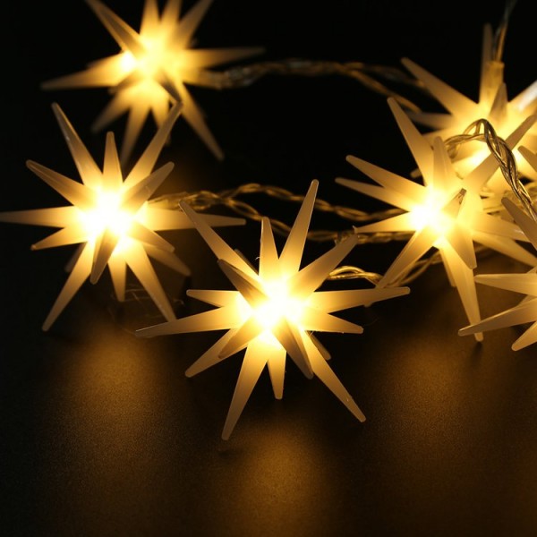 Star Fairy Lights 10/20LED Christmas Wedding Bedroom Holiday Wedding Decor