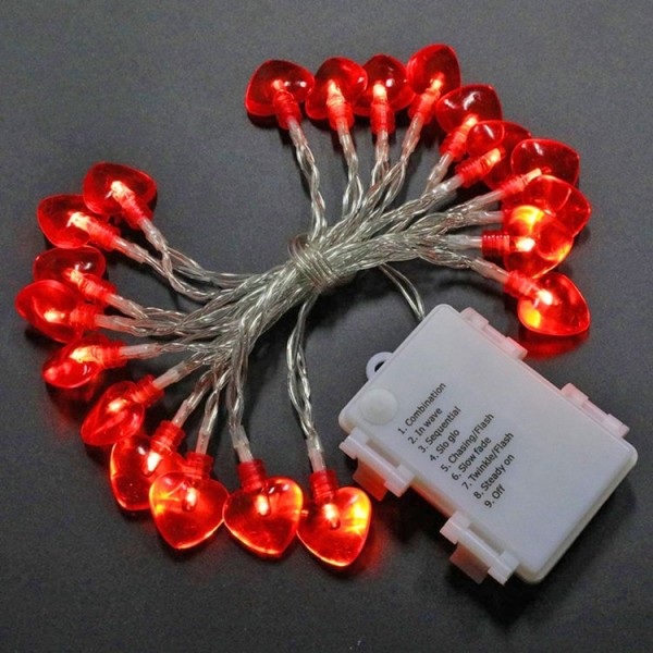 Love Shape String Hanging Lights