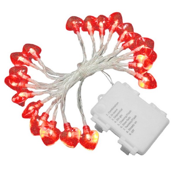 Love Shape String Hanging Lights