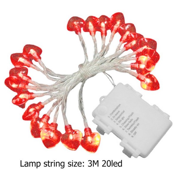 Love Shape String Hanging Lights