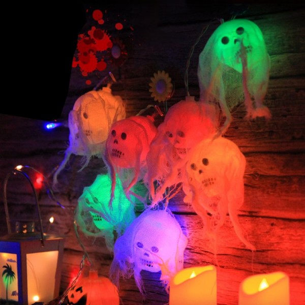 Halloween Ghost Skull String Light