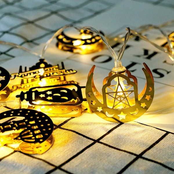 10 LED Moon Star String Light