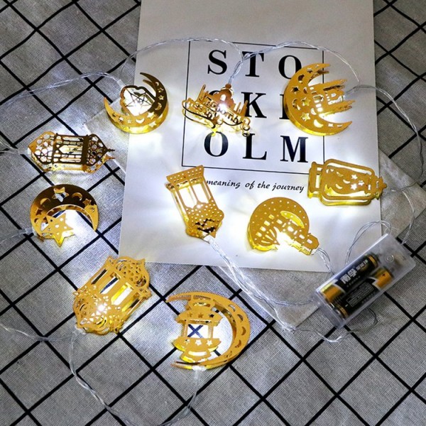 10 LED Moon Star String Light