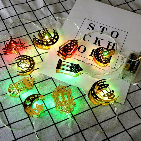 10 LED Moon Star String Light