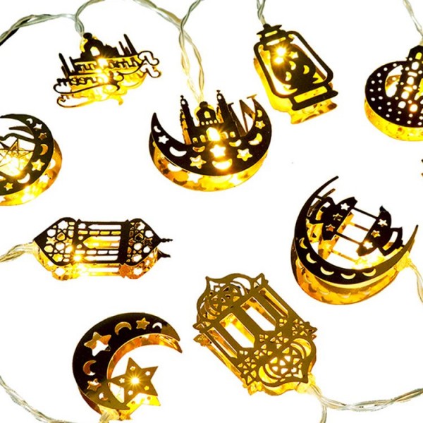 10 LED Moon Star String Light