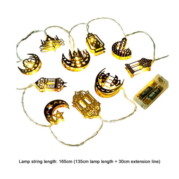 10 LED Moon Star String Light