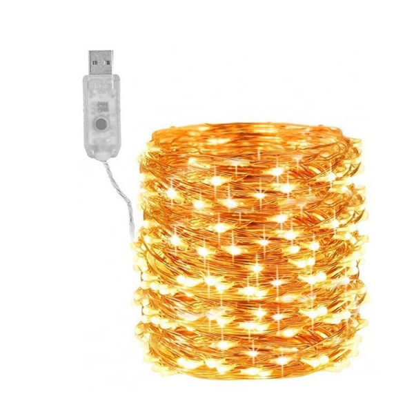 22m 200LED Copper Wire String Light