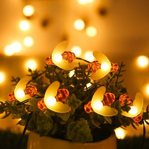 Honeybee String Lights - Warm White