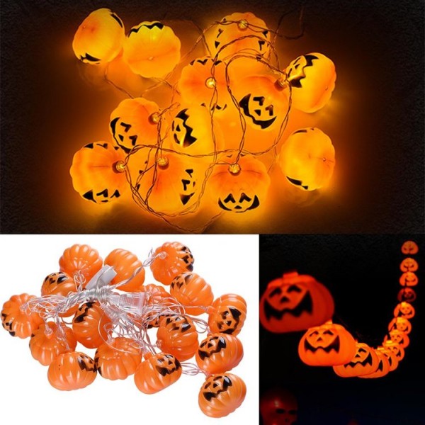 16LED 3D Pumpkin String Lights
