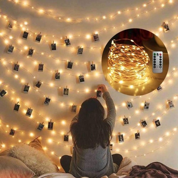 10M 100LED 8 Modes String Lights