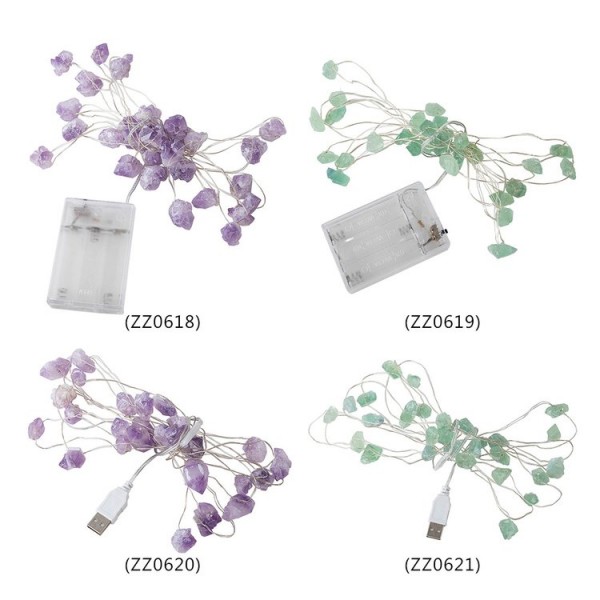 30LED Crystal Stone String Lights